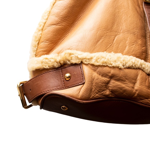 Rachael Ruddick Buttersoft Leather & Shearling Convertible Handbag - Picture 4 of 16